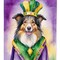 Edge Collections - 11.25" X 15.50" - Multicolor - Collie King of Mardi Gras - 1 Piece